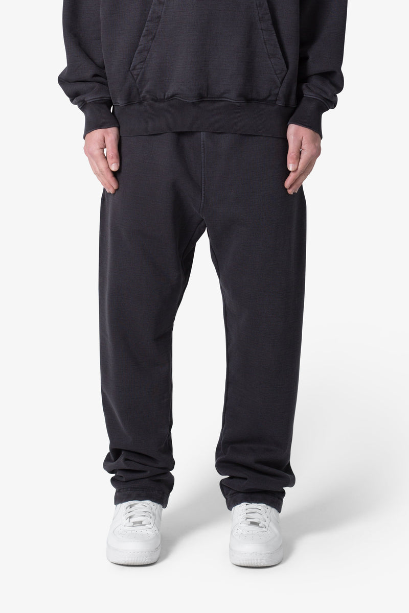 Heavy Relaxed Every Day Sweatpants - Washed Black