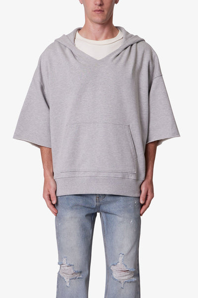 Hooded-34-Sleeve-Rag-Sweater-