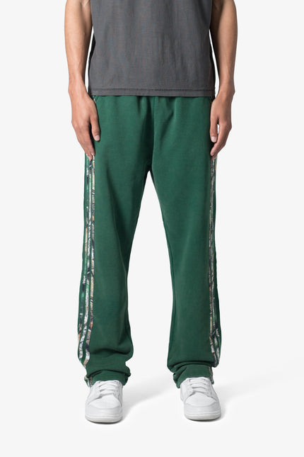 Hunter Camo Stripe Sweatpants - Forest Green