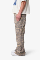 Kick Flare Cargo Pants - Digi Camo