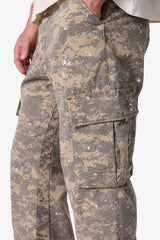 Kick Flare Cargo Pants - Digi Camo