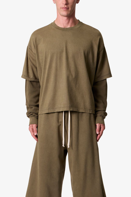 Layered Thermal L/S Tee - Olive