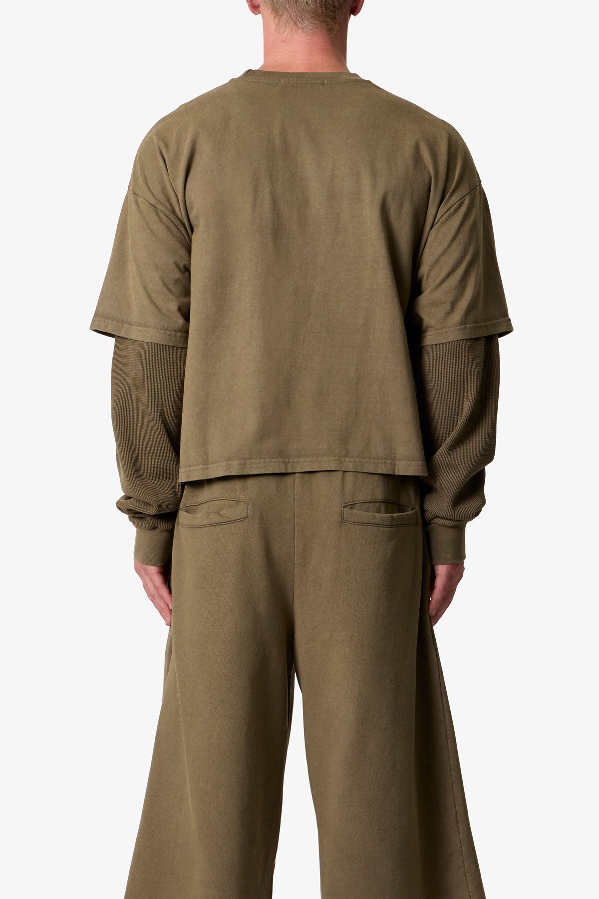 Layered Thermal L/S Tee - Olive | mnml