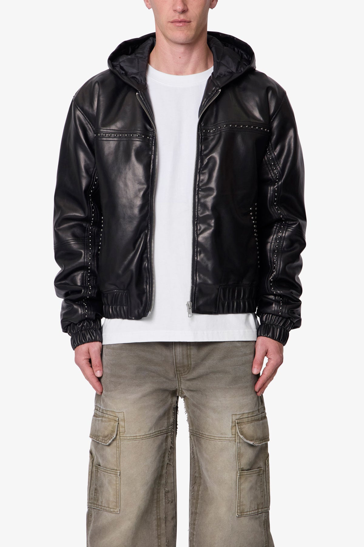 Faded Basic Zip Hoodie - Washed Black | mnml