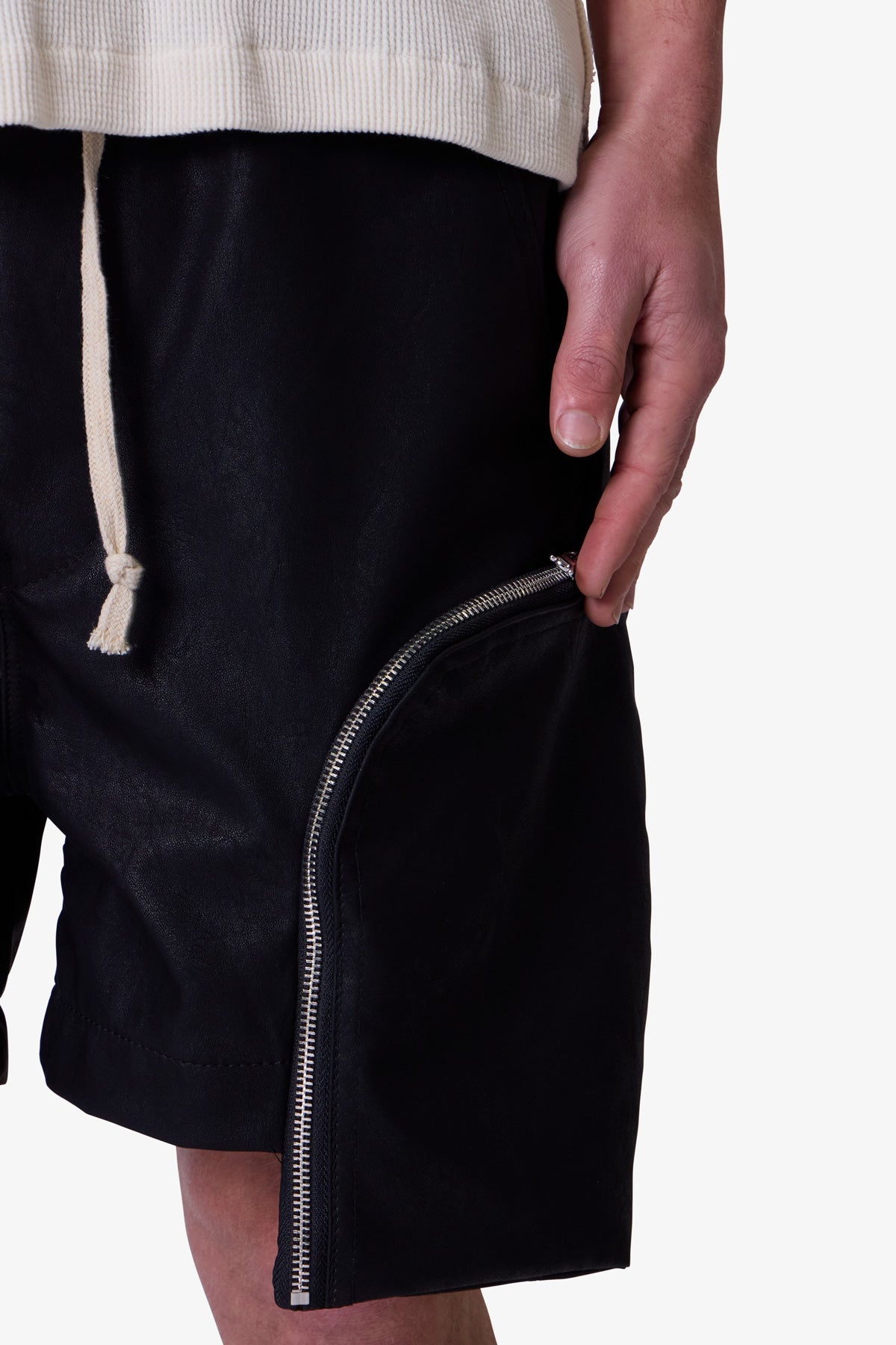 jentlouis Leather Pocket Shorts サイズM Women's Black Leather Pocket Shorts #SH1118K (20) – Jamin Leather®