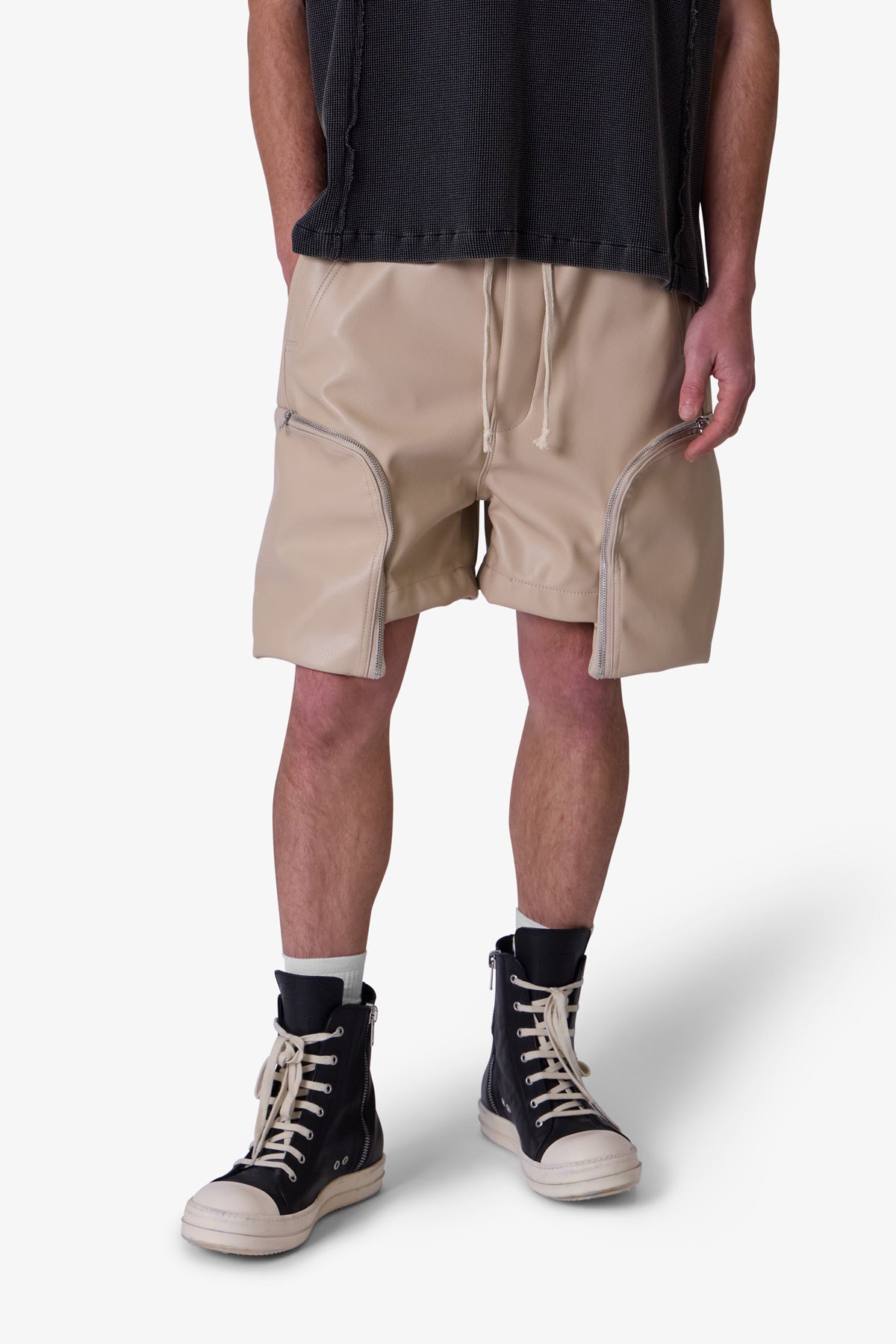 ★Le Mont Saint Michel★ PABLA GABARDINE SHORTS WITH POCKET Twill Work Jacket | Le Mont Saint Michel