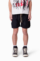 Lightweight Zippered Shorts - Black