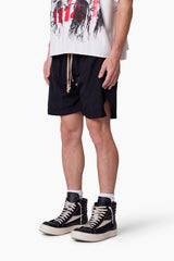 Lightweight Zippered Shorts - Black