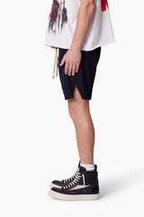 Lightweight Zippered Shorts - Black