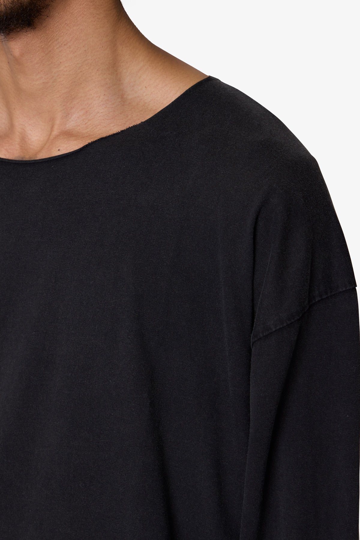 Long Sleeve Tee - Washed Black | mnml | shop now