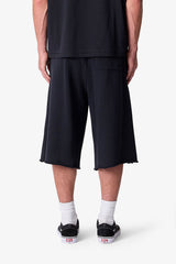 Long Sweatshorts - Black