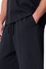 Long Sweatshorts - Black