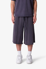 Long Sweatshorts - Slate