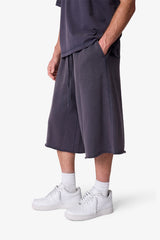 Long Sweatshorts - Slate
