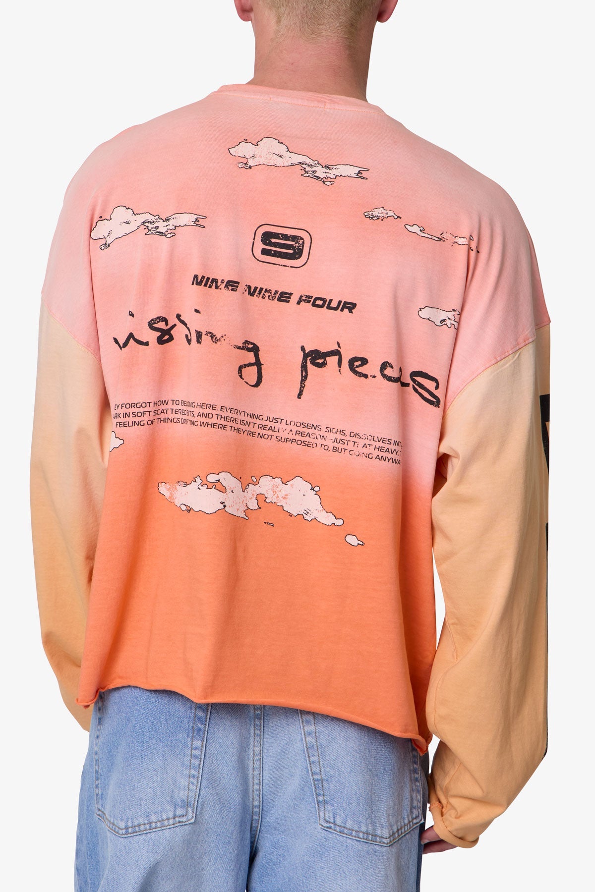 Lost L/S Tee - Orange | mnml