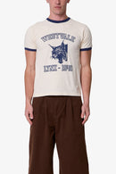 Lynx Ringer Tee - Off White