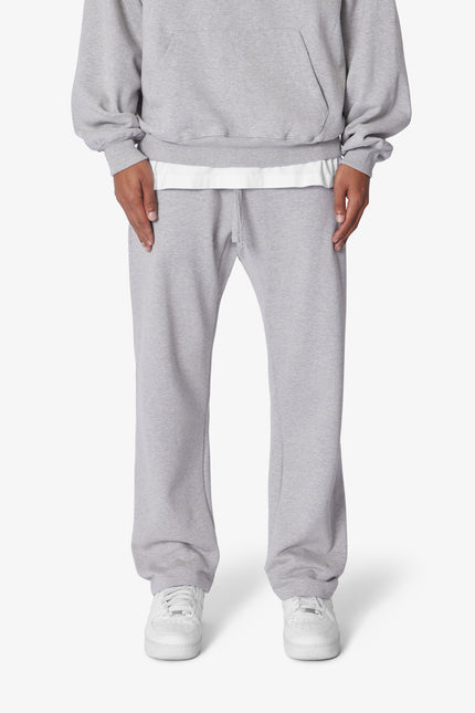 Heavy Relaxed Every Day Sweatpants - Marled Grey