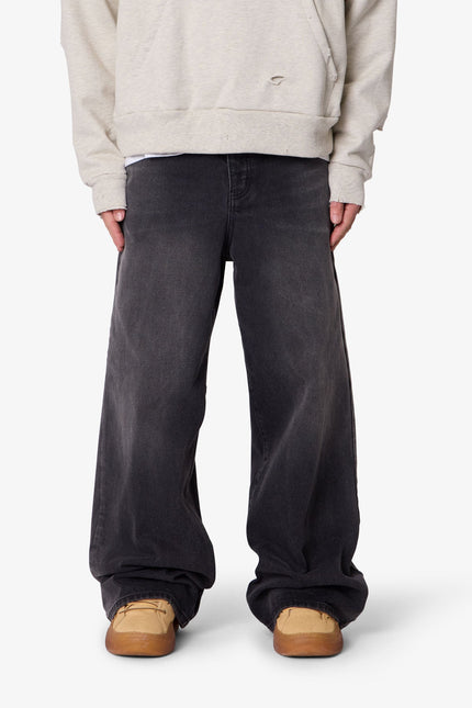 Baggy Washed Rave Denim - Vintage Black