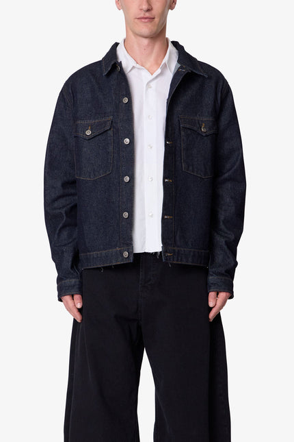 Raw Denim Jacket - Raw Blue