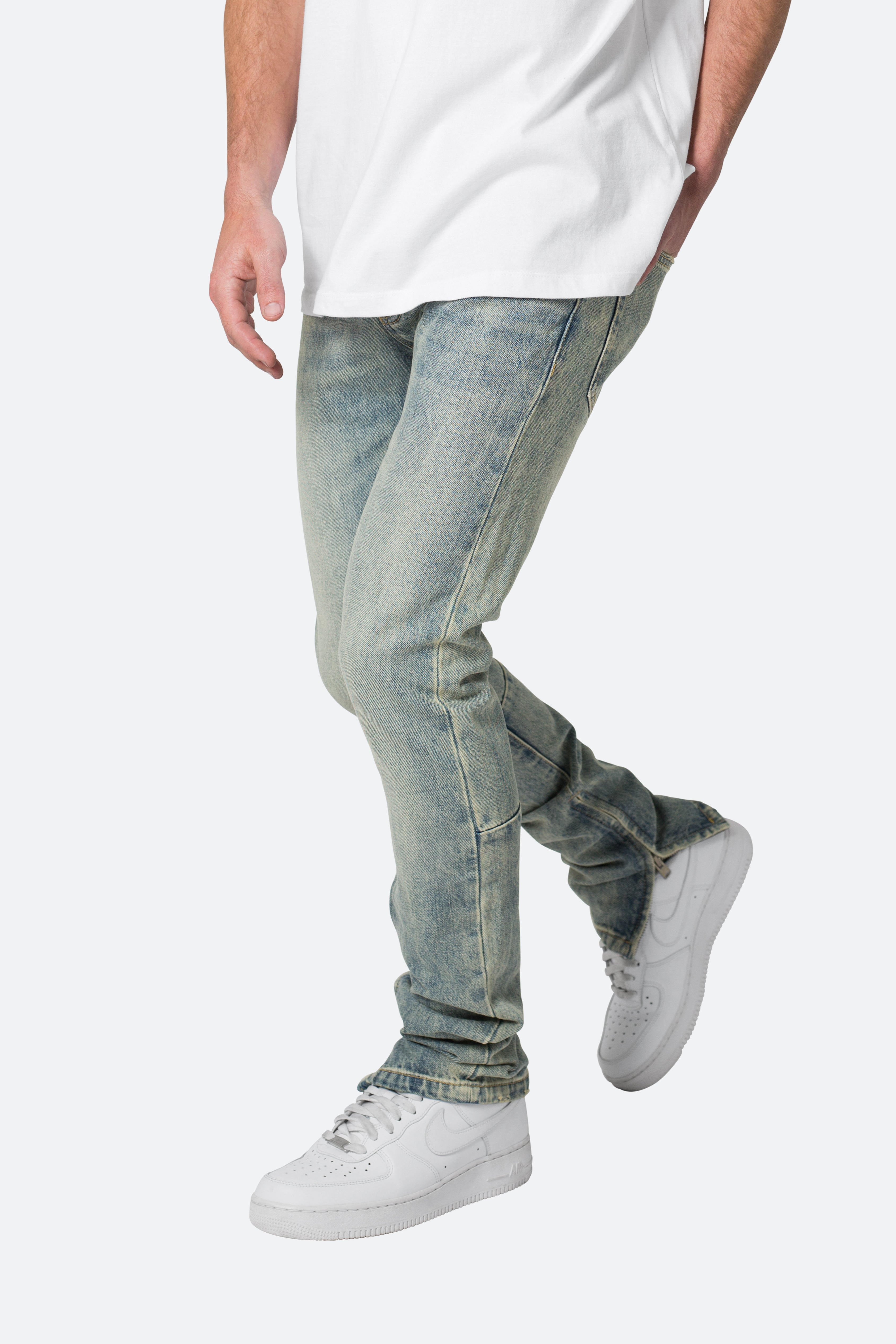 M5 Zipper Denim - Blue | mnml
