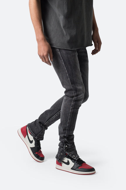 M588 Snap Slim Denim - Washed Black