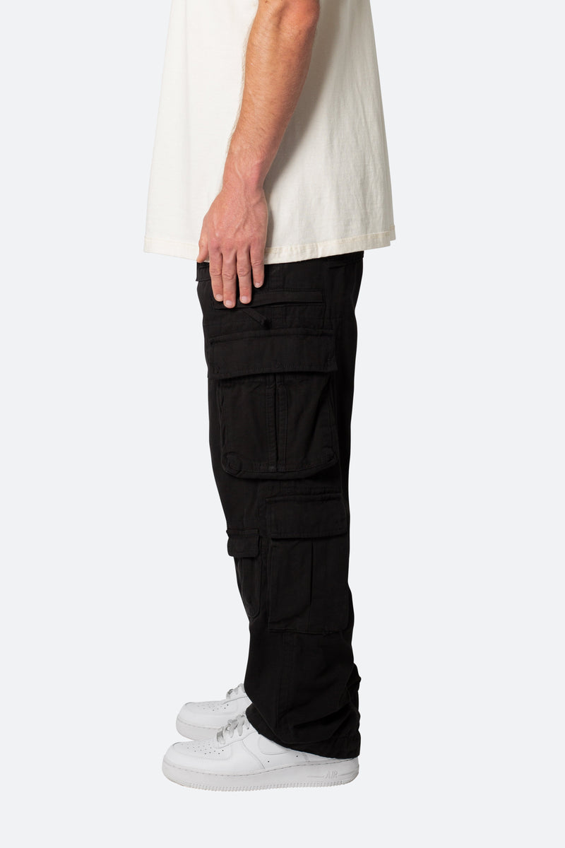 Nylon Military Cargo Pant Black, Buy Online