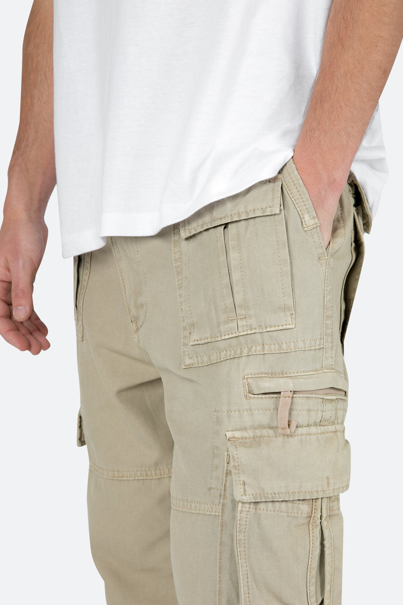 Military Cargo Pants - Brown