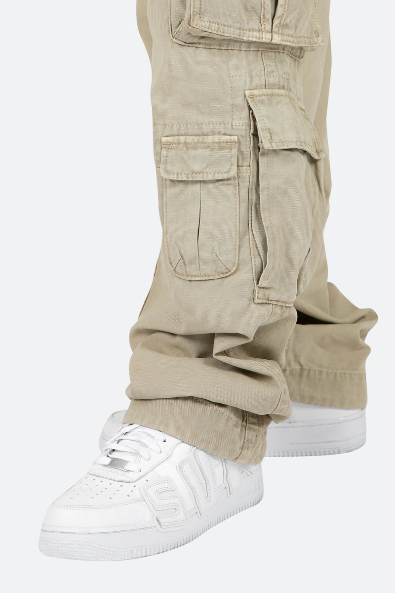 Military Cargo Pants - Brown | mnml | shop now