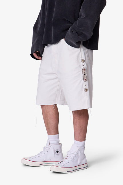 Mojave Canvas Shorts - Off White