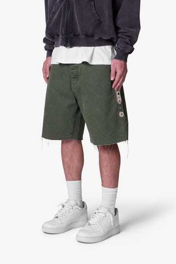 Mojave Canvas Shorts - Olive