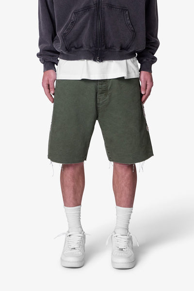 Mojave Canvas Shorts - Olive | mnml