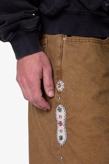 Mojave Canvas Shorts - Tan