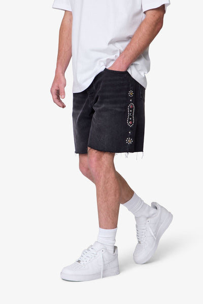 Mojave Denim Shorts - Black | mnml