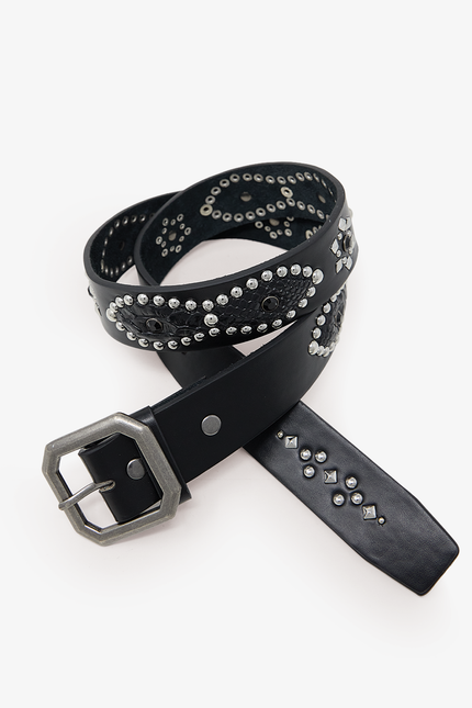 Mojave Leather Belt - Black