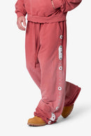 Pantalon de survêtement Mojave - Rouge délavé