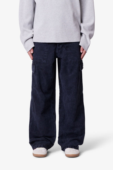 Moleskin Cargo Pants - Grey