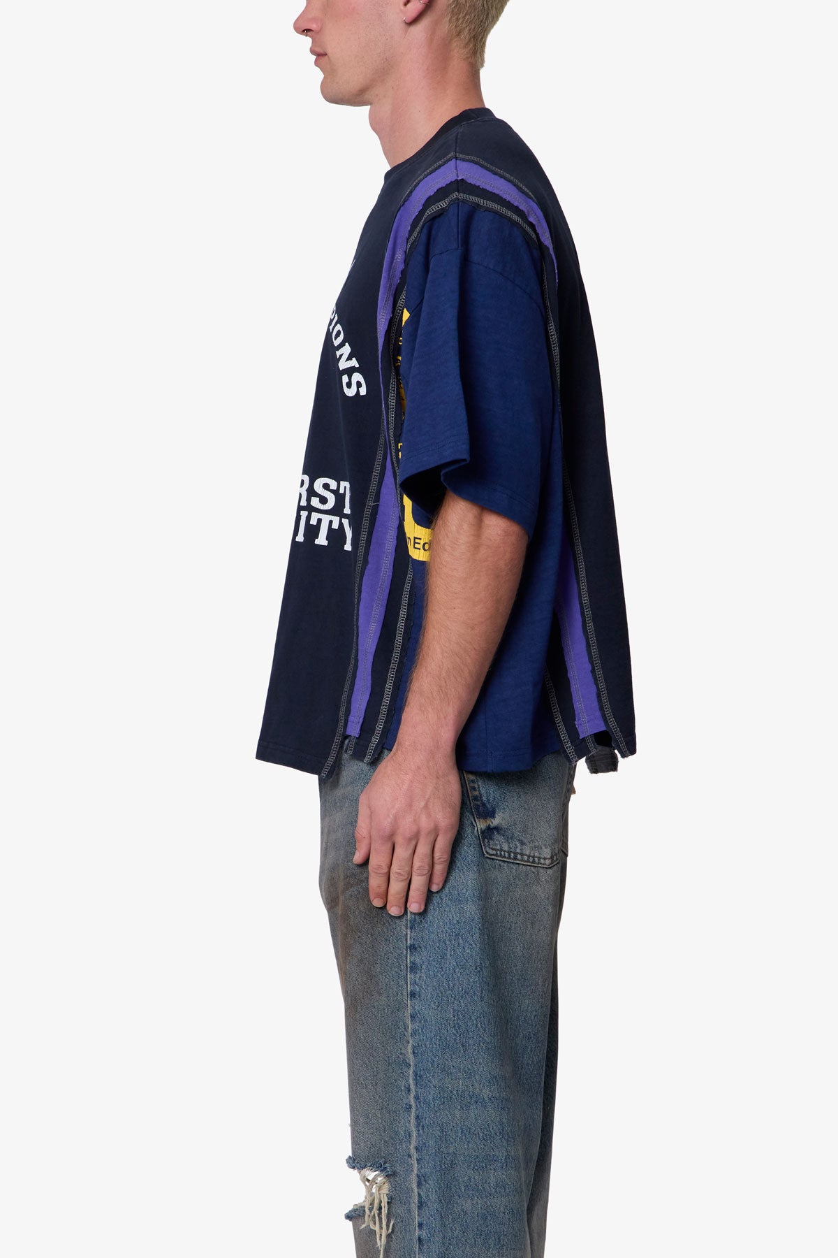 Multi Paneled Track Tee - Multi | mnml