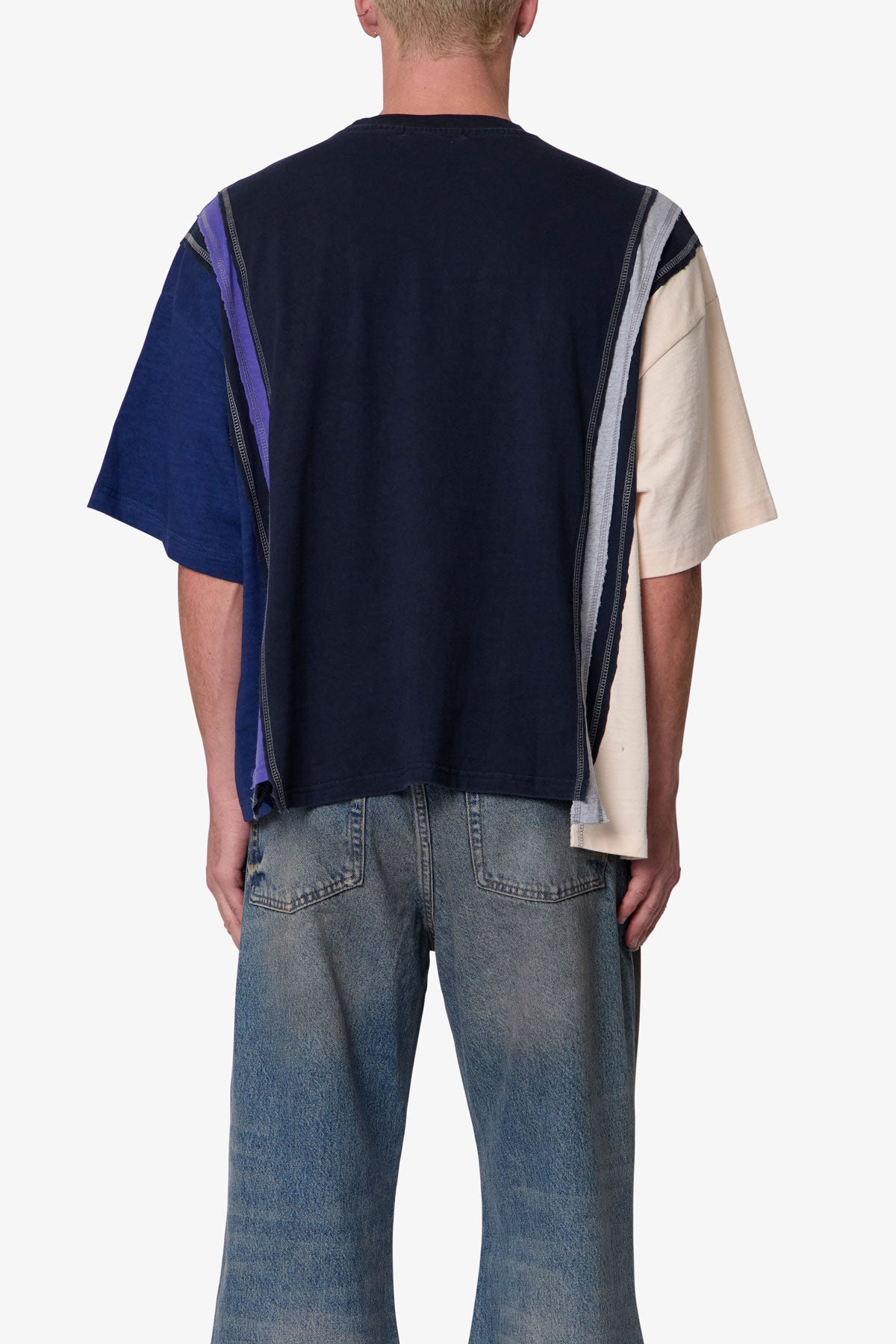 トップス PANELLED MULTI LAYERD T-SHIRT Multi Paneled Track Tee - Multi | mnml