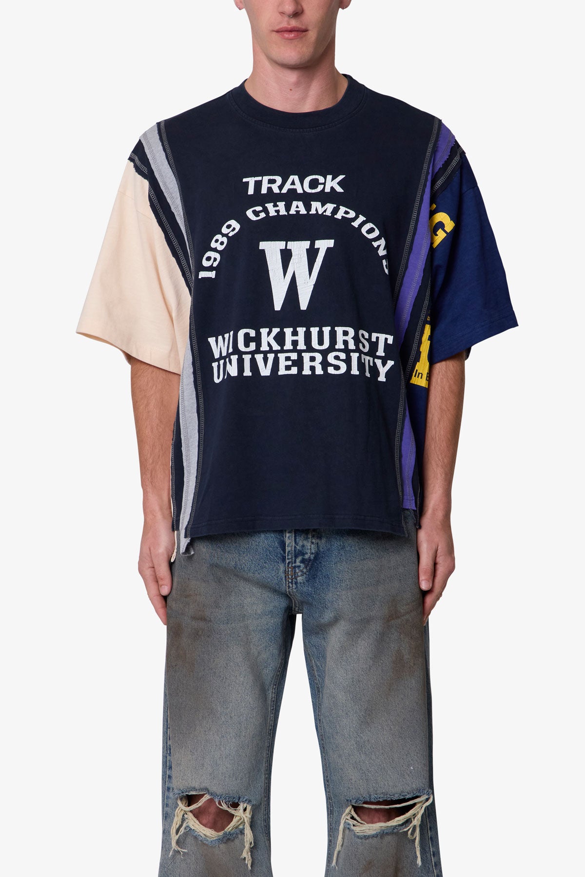 Multi Paneled Track Tee - Multi | mnml
