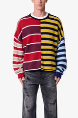 Multi Stripe Knit Sweater - Multi