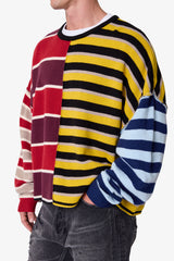 Multi Stripe Knit Sweater - Multi