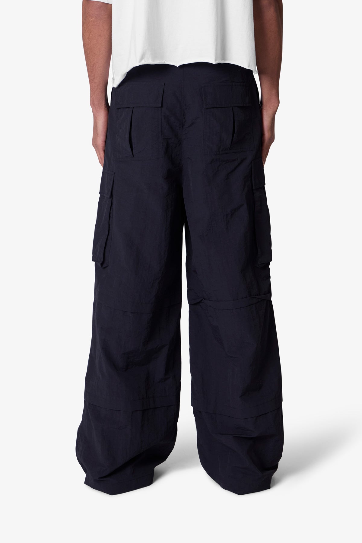 Nylon-Rave-Cargo-Pants-Black-5