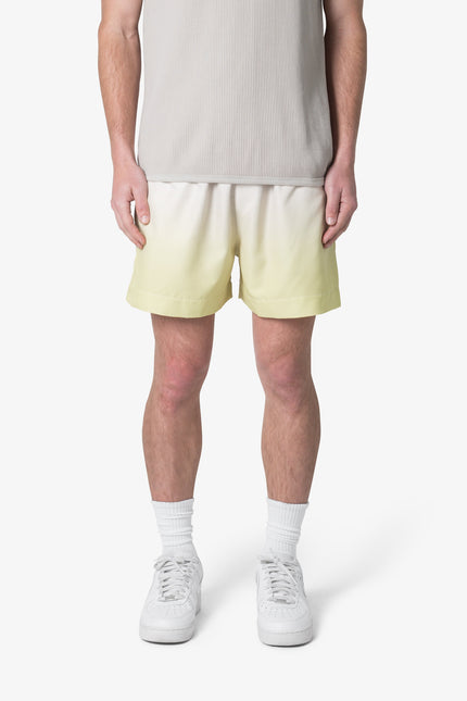 Ombre Summer Shorts - Light Yellow