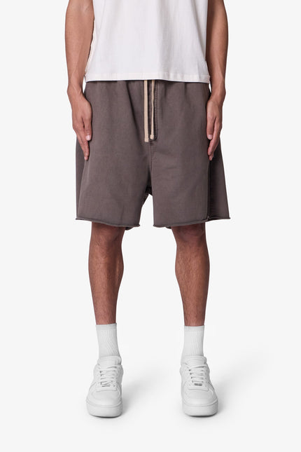 Oversized Sweatshorts - Muddy Grey