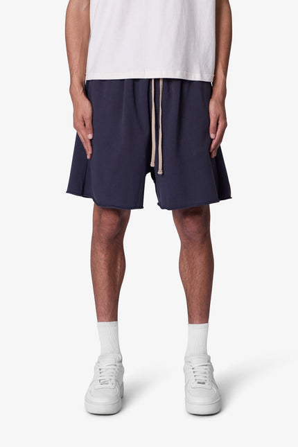 Oversized Sweatshorts - Washed Black