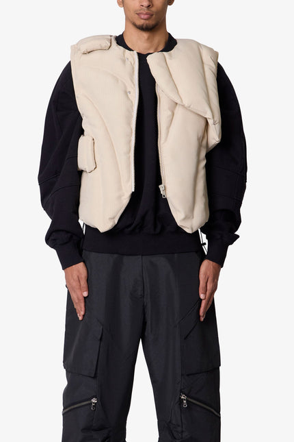 Padded Vest - Off White