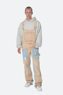 Painter Flare Overalls - Khaki