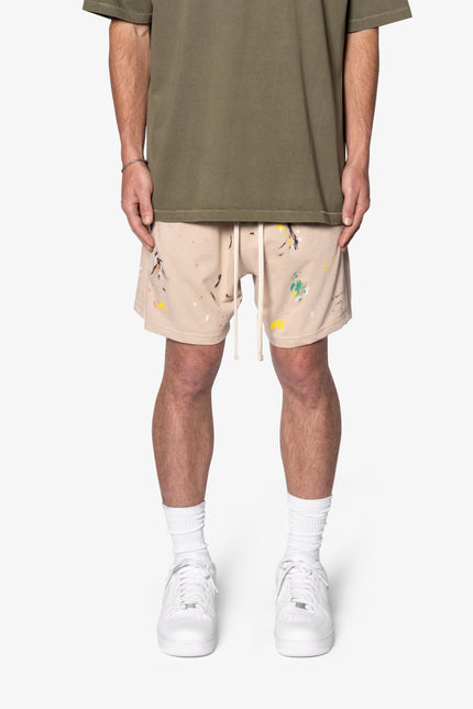 Painter Fleece Shorts - Off White