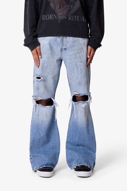 Painter Kick Flare Denim - Blue