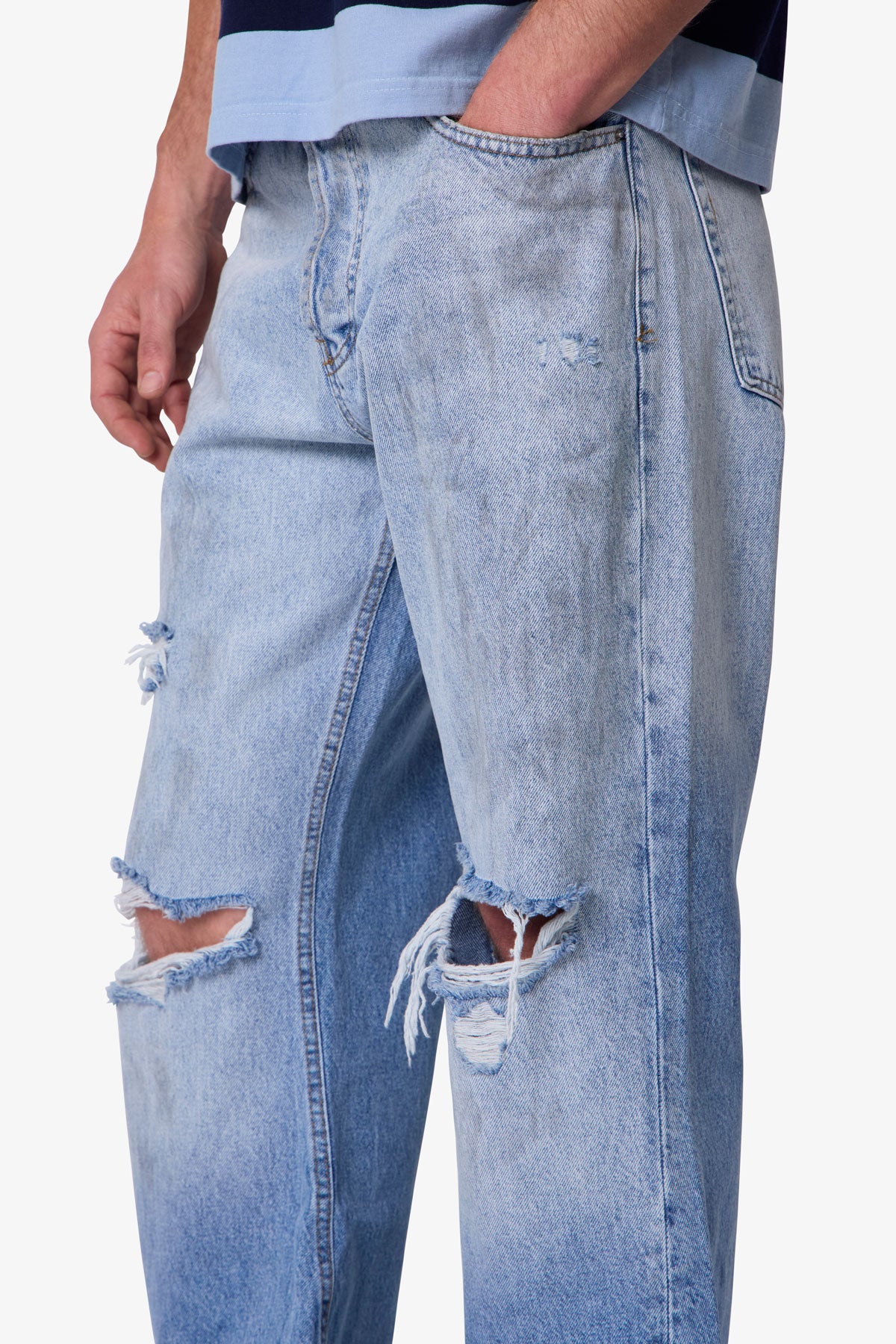 Painter Kick Flare Denim - Blue | mnml